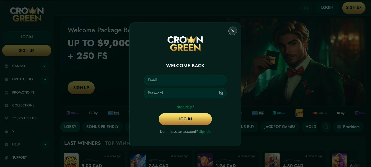 crowngrren-login
